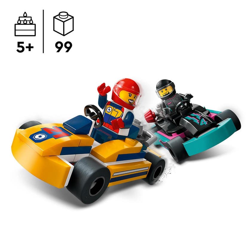 LEGO City 60400, Gokarter og racerkjørere
