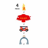 BRIO 33976, Redningsaksjon Tunnelfartøysett Smart Tech Lyd