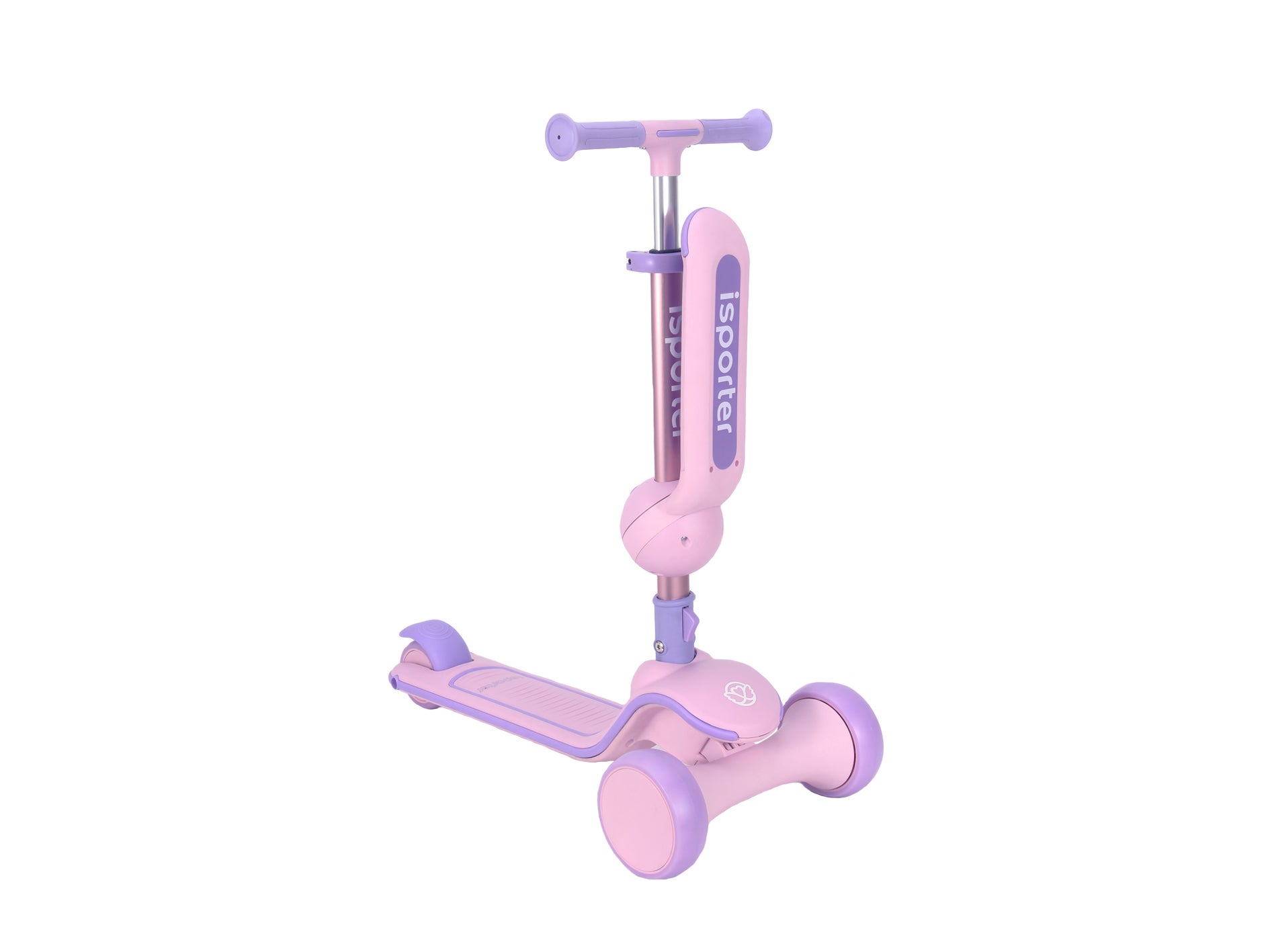 Skills - Scooter med sete rosa