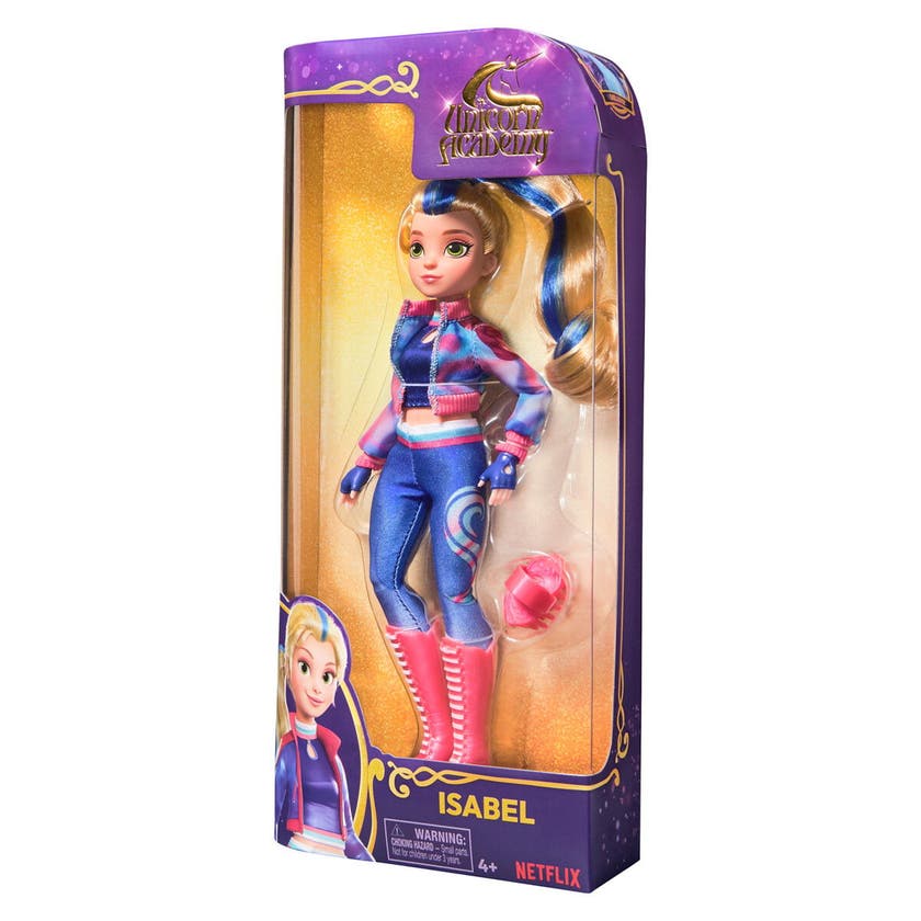 Unicorn Academy, motedukke 24 cm, Isabel