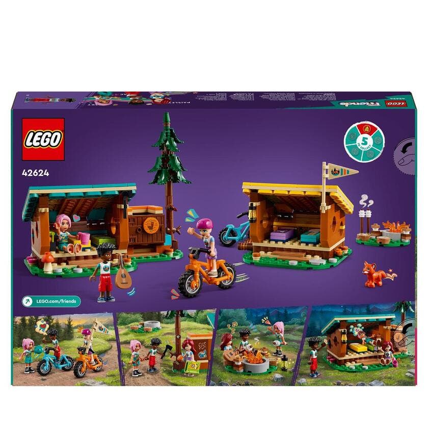 LEGO Friends 42624, Eventyrcamp – Koselige hytter