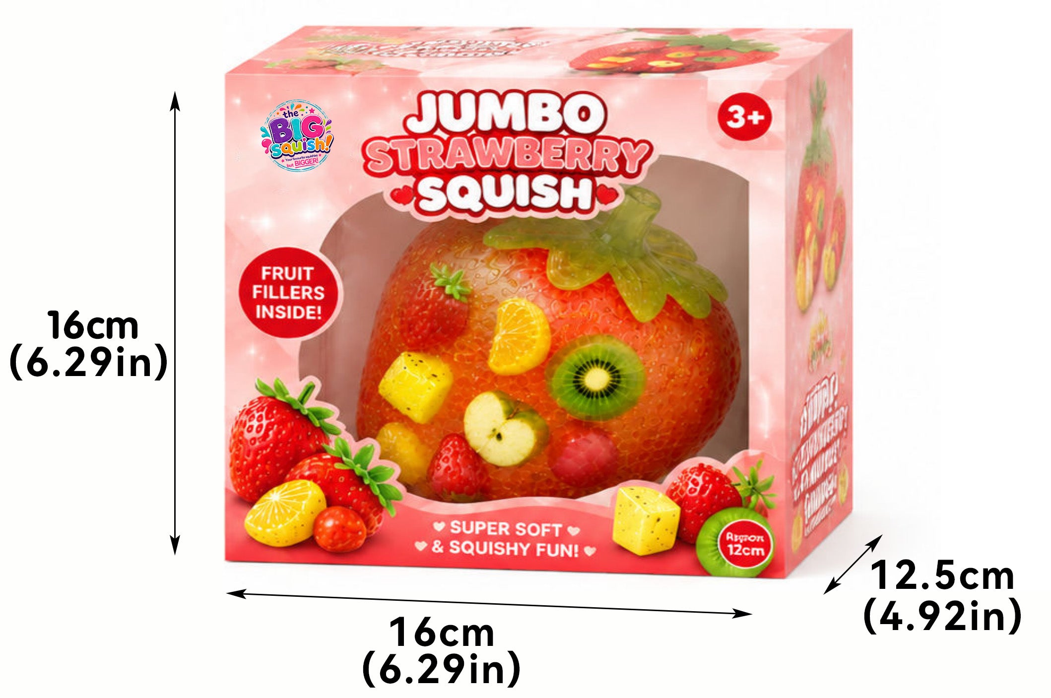 Big Squish Jumbo Strawberry squish