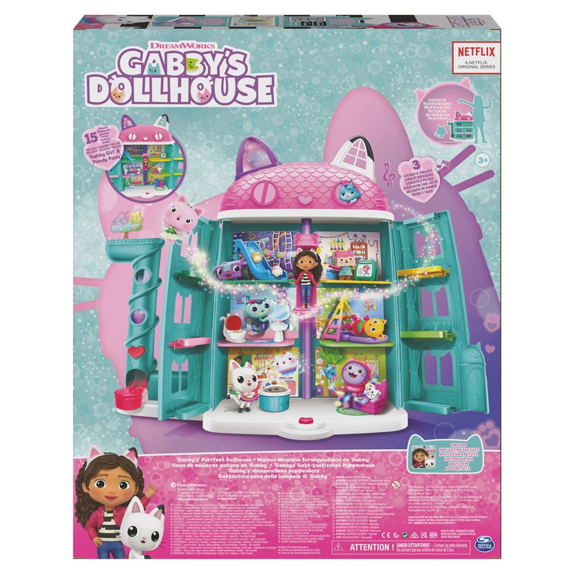 Gabby's Dollhouse Purrfect Dukkehus med 2 dukker og møbler