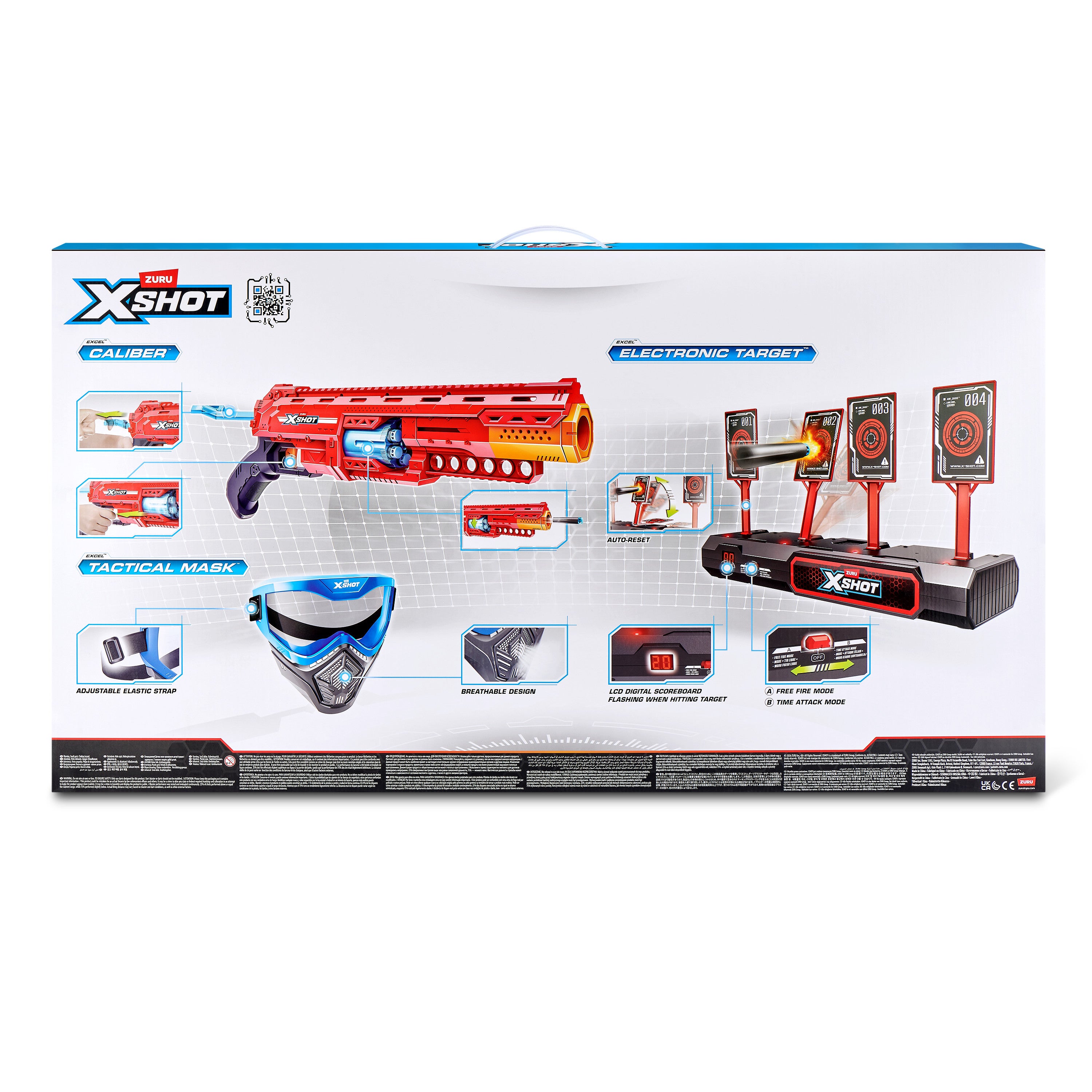 XSHOT Combopack 2 Blastere med interaktiv målskive