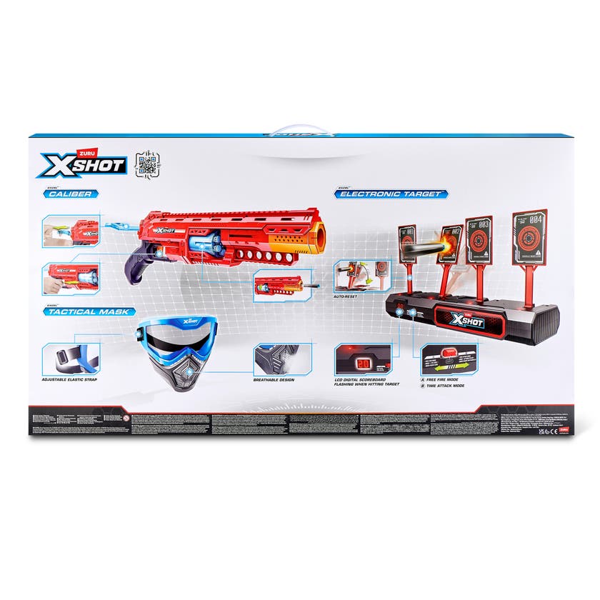 XSHOT Combopack 2 Blastere med interaktiv målskive