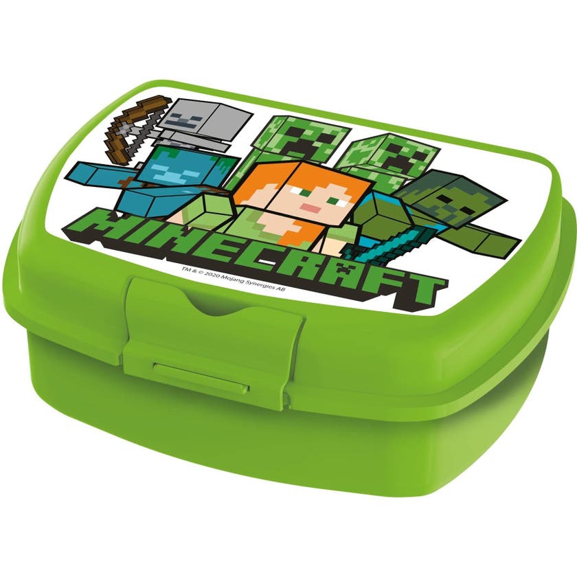MINECRAFT Matboks enkel, 16x12x7 cm