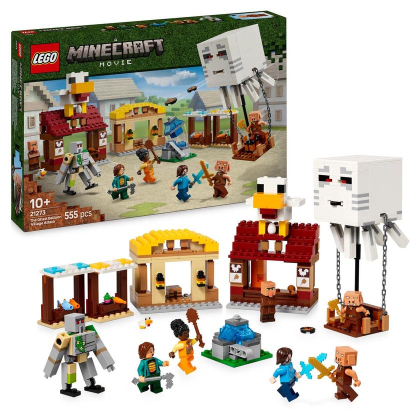 LEGO Minecraft 21273, The Ghast Balloon Village Attack