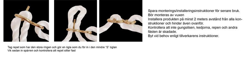 Trapets og Romerske Ringer – komplett gymnastikksett for barn