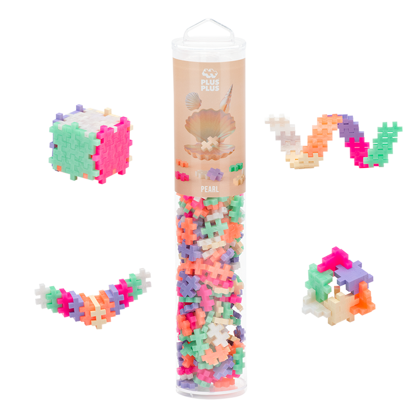Plus-Plus Pearl mix / 240 stk Tube
