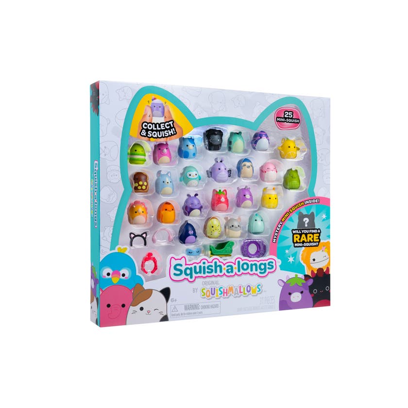 Squish-a-longs gummiballer 2,5 cm 25-pakk