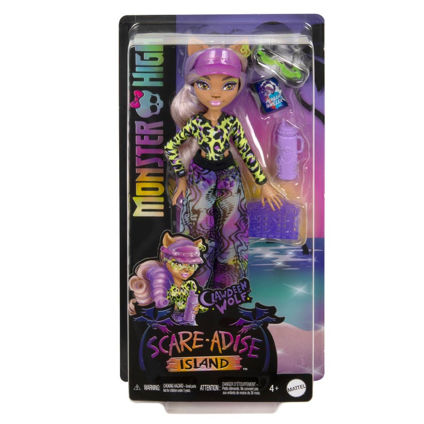 Monster High, Scare-Adise Island Clawdeen-dukke