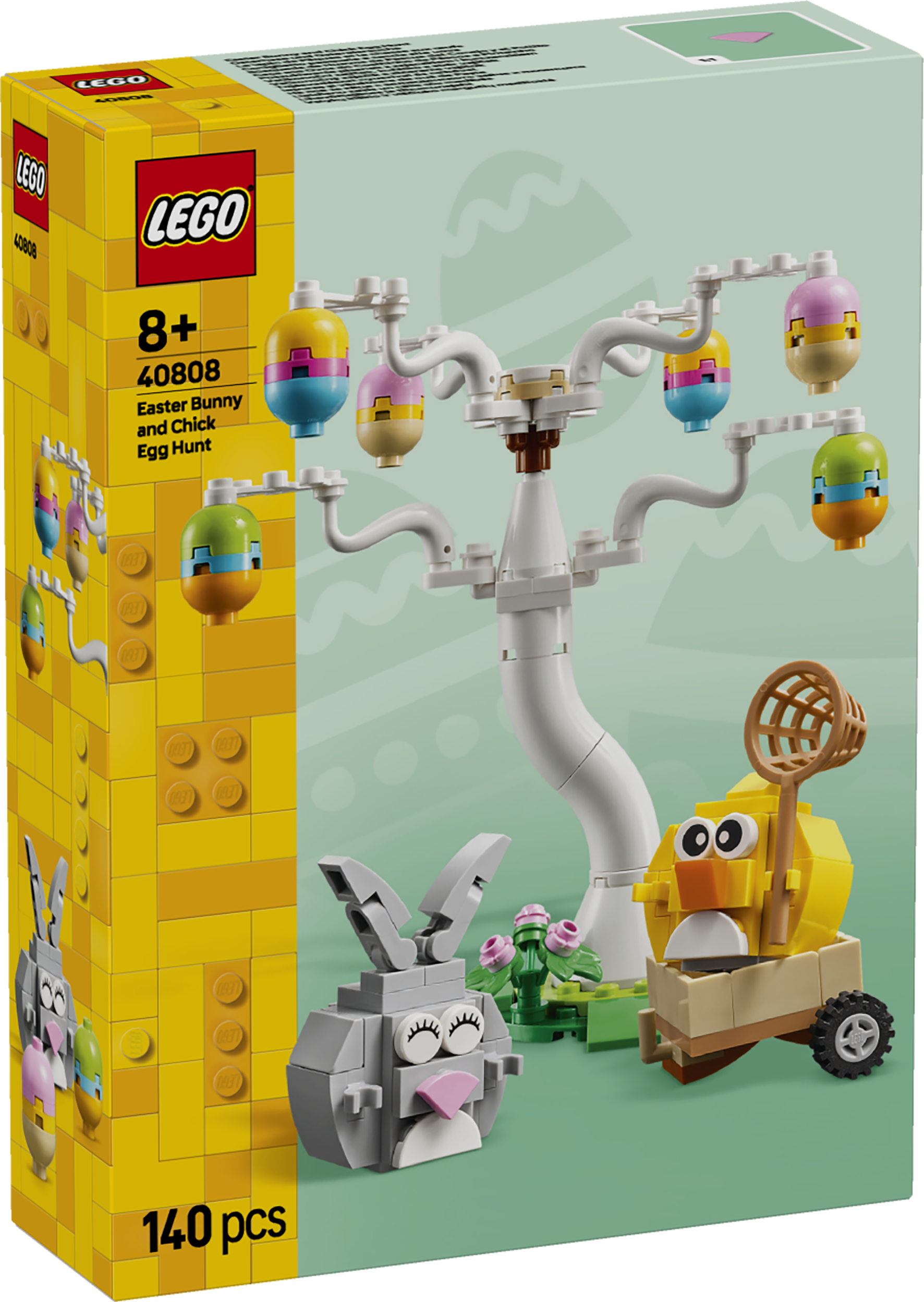 Eggjakt med påskehare og kylling