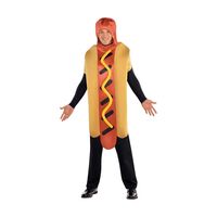 Halloween, Hot Dog Kostyme M/L 50-52