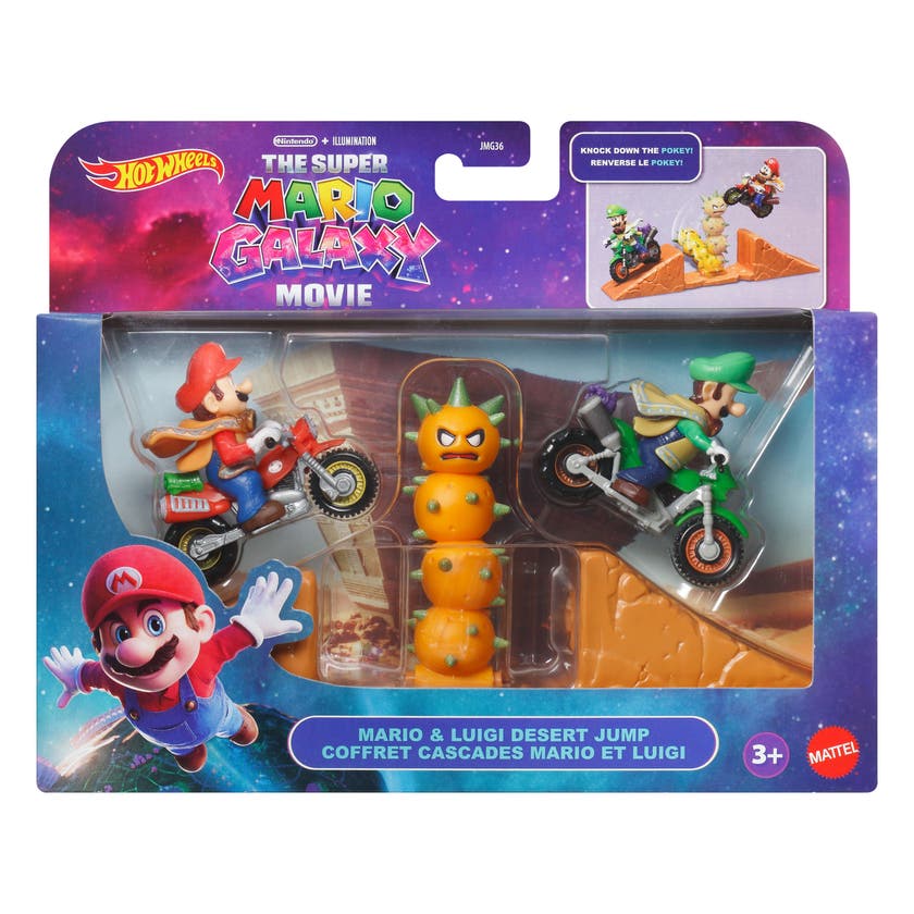 Hot Wheels Mario og Luigi Ørkenhopp fra Super Mario Galaxy