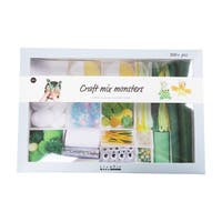 Kreativ eske, ulike farger, Monster, 1-pakning