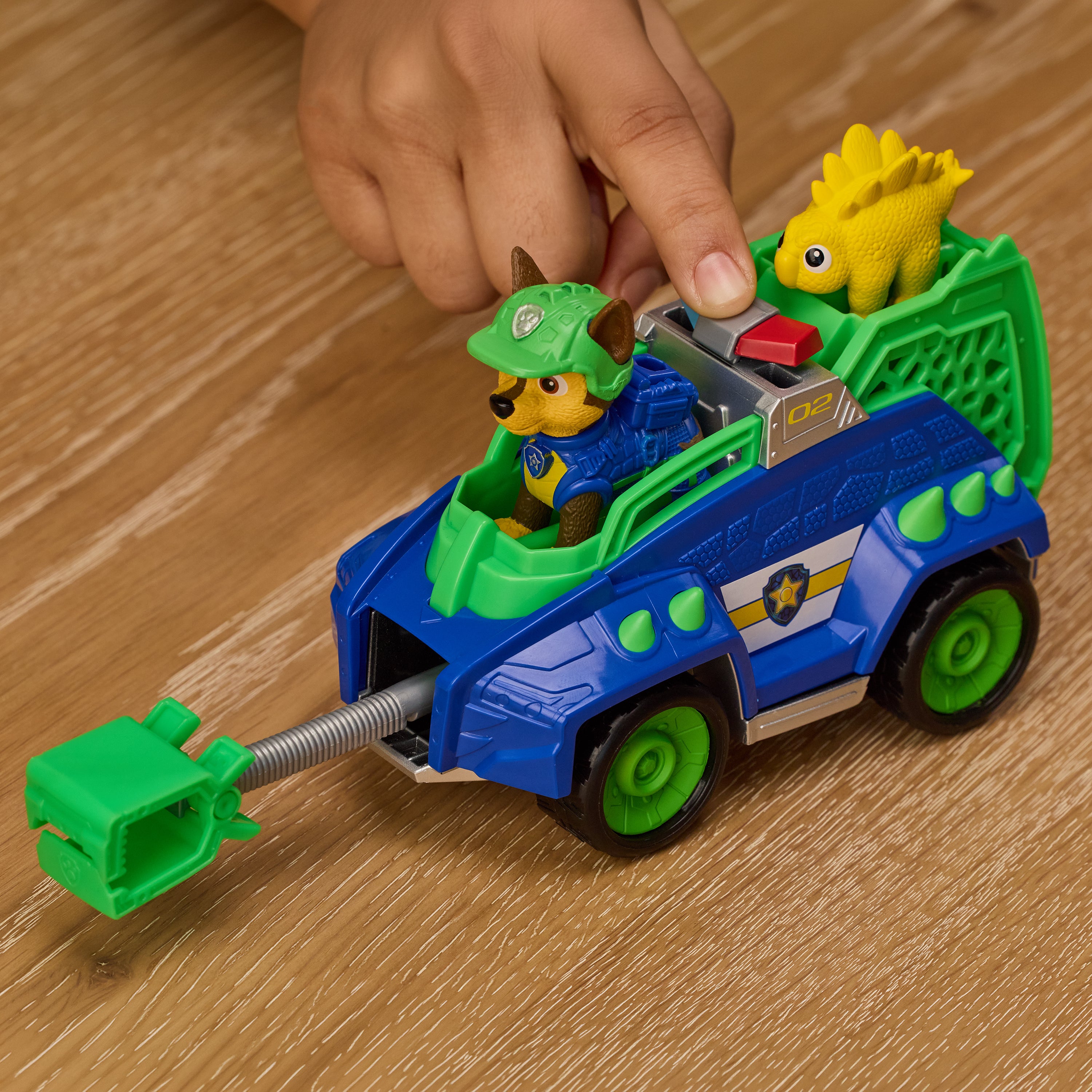 Paw Patrol Movie 3 Dinosaur-kjøretøy 2-pack