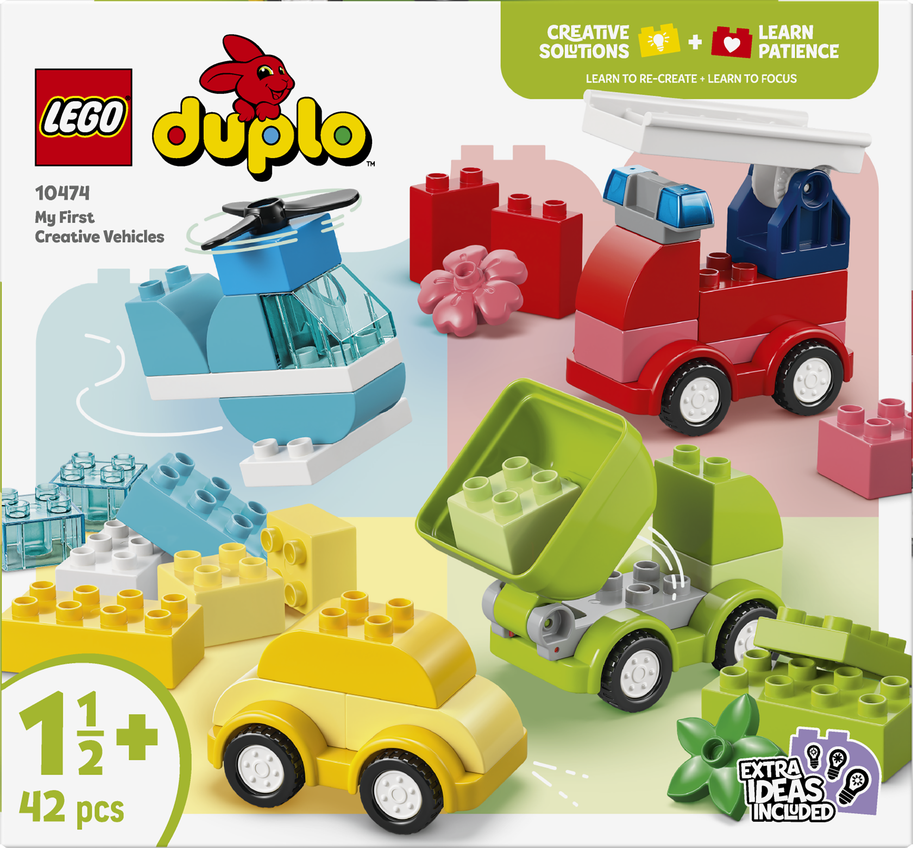 LEGO® DUPLO® Mine første kreative kjøretøy, leke 10474