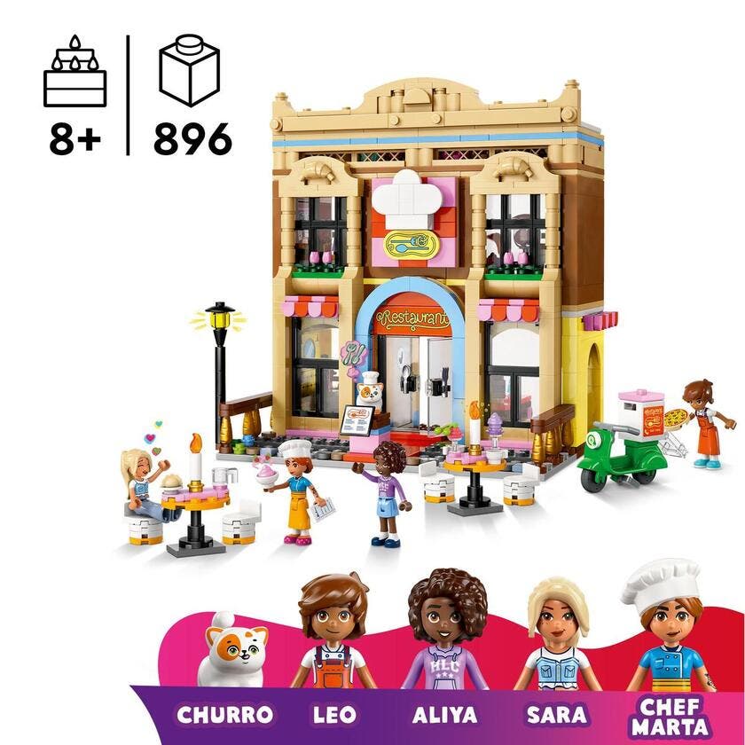 LEGO Friends 42655, Restaurant og kokkeskole