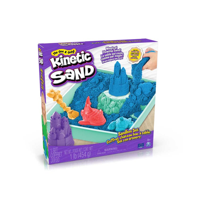 Kinetic Sand, sandkasse-sett – blå