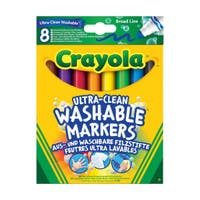 Crayola 8 Ultra Clean - Tusjer