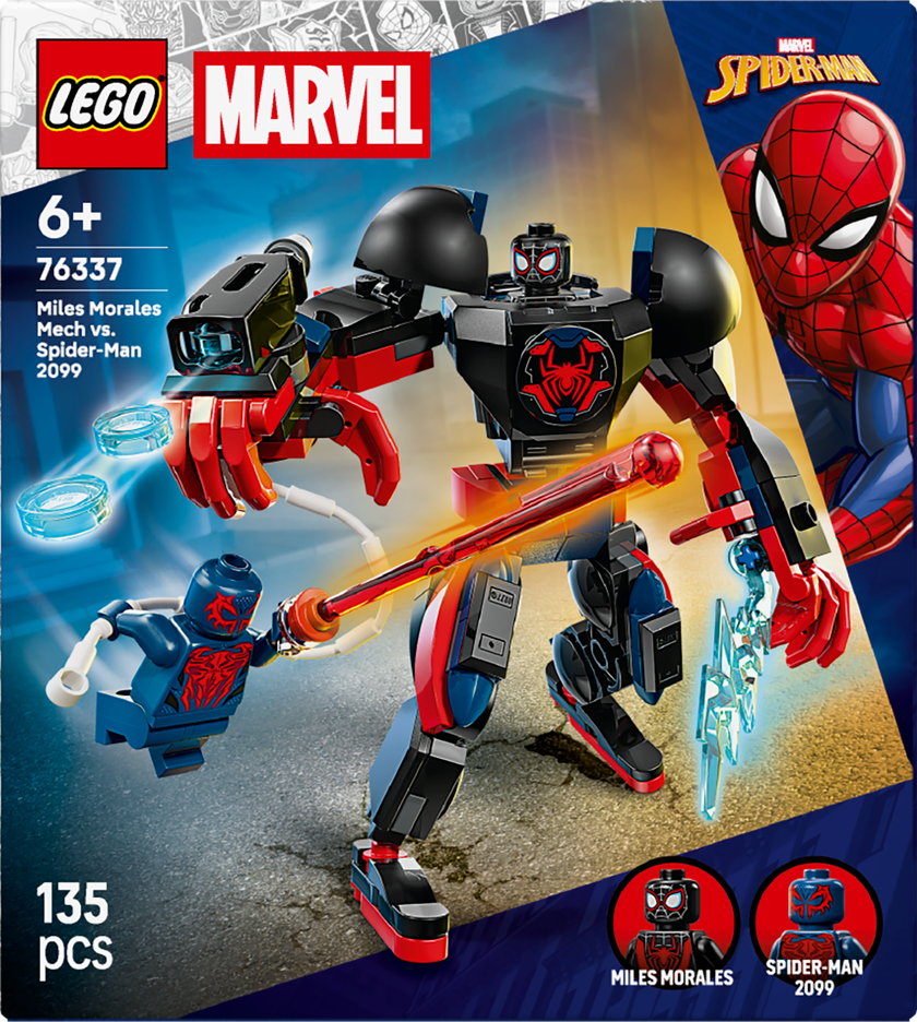 Miles Morales-robot mot Spider-Man 2099
