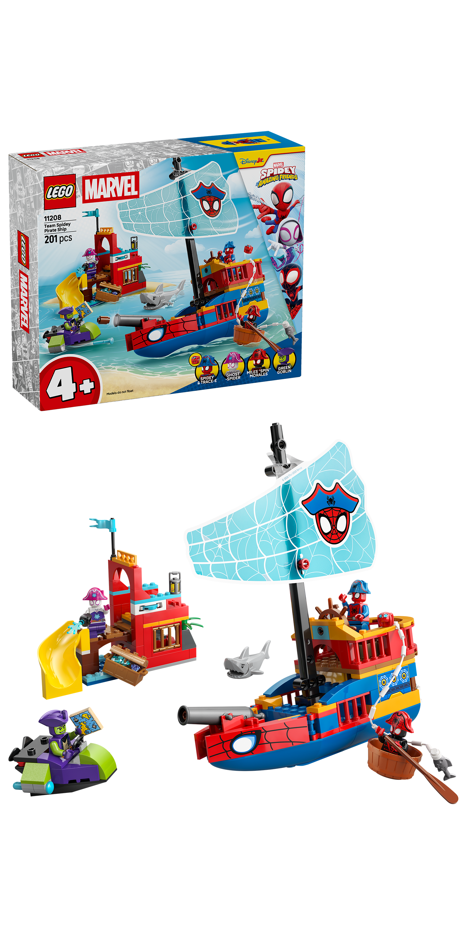 Team Spideys sjørøverskute