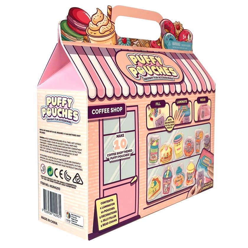 Puffy Pouches Temasett – lag 10 poser med laminator