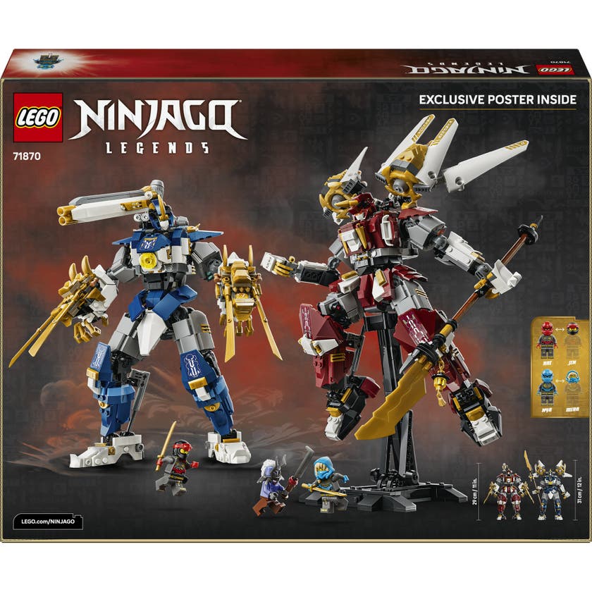 LEGO® NINJAGO® LEGO® NINJAGO® Titan-tvillingroboter actionfigurer 71870