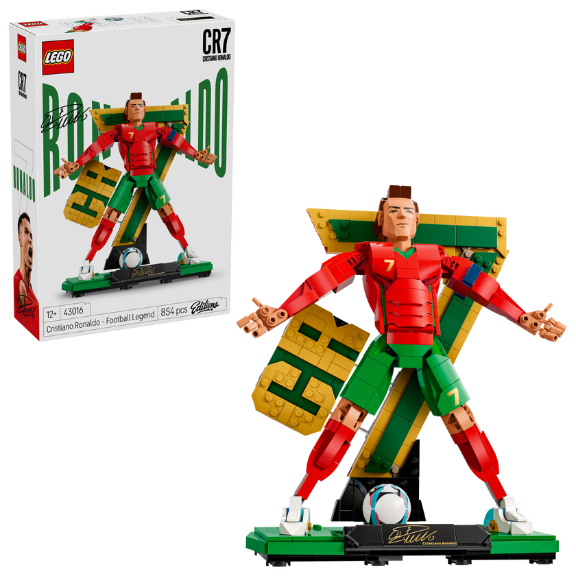 LEGO® Editions Fotball-legenden Cristiano Ronaldo. Byggesett 43016