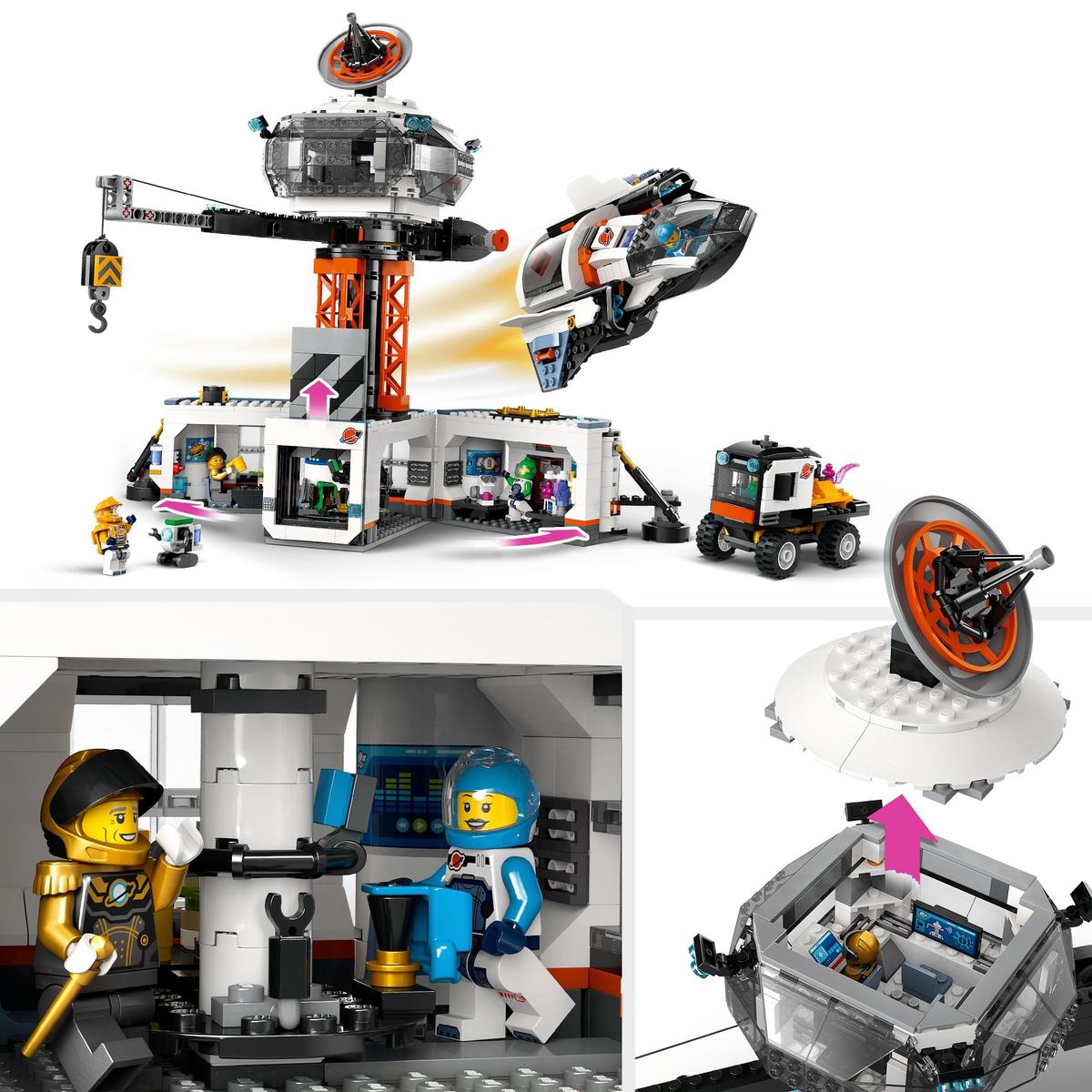 LEGO City 60434, Romstasjon og rakettoppskytningsrampe