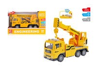 Rapid Speed - Lastebil med heisekran 1:32 gul lyd & lys