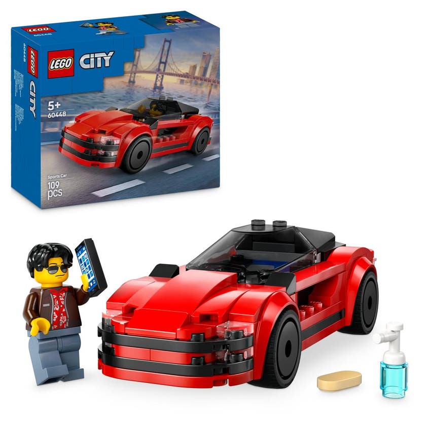 LEGO City Great Vehicles 60448, Rød sportsbil