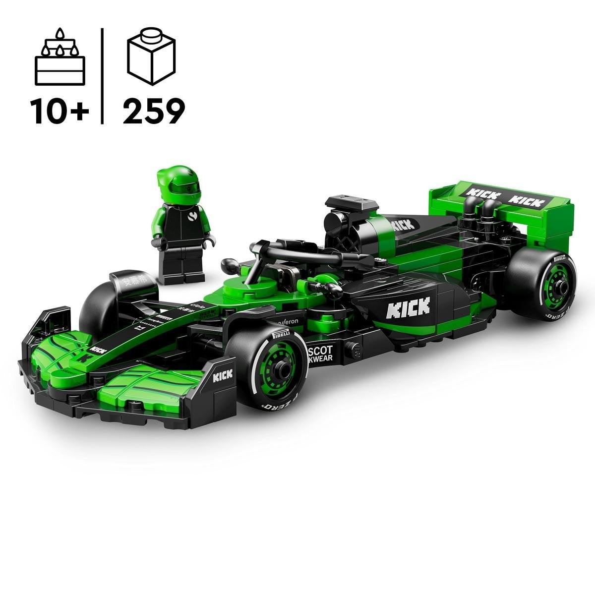LEGO Speed Champions 77247, KICK Sauber F1® Team C44 Rennbil