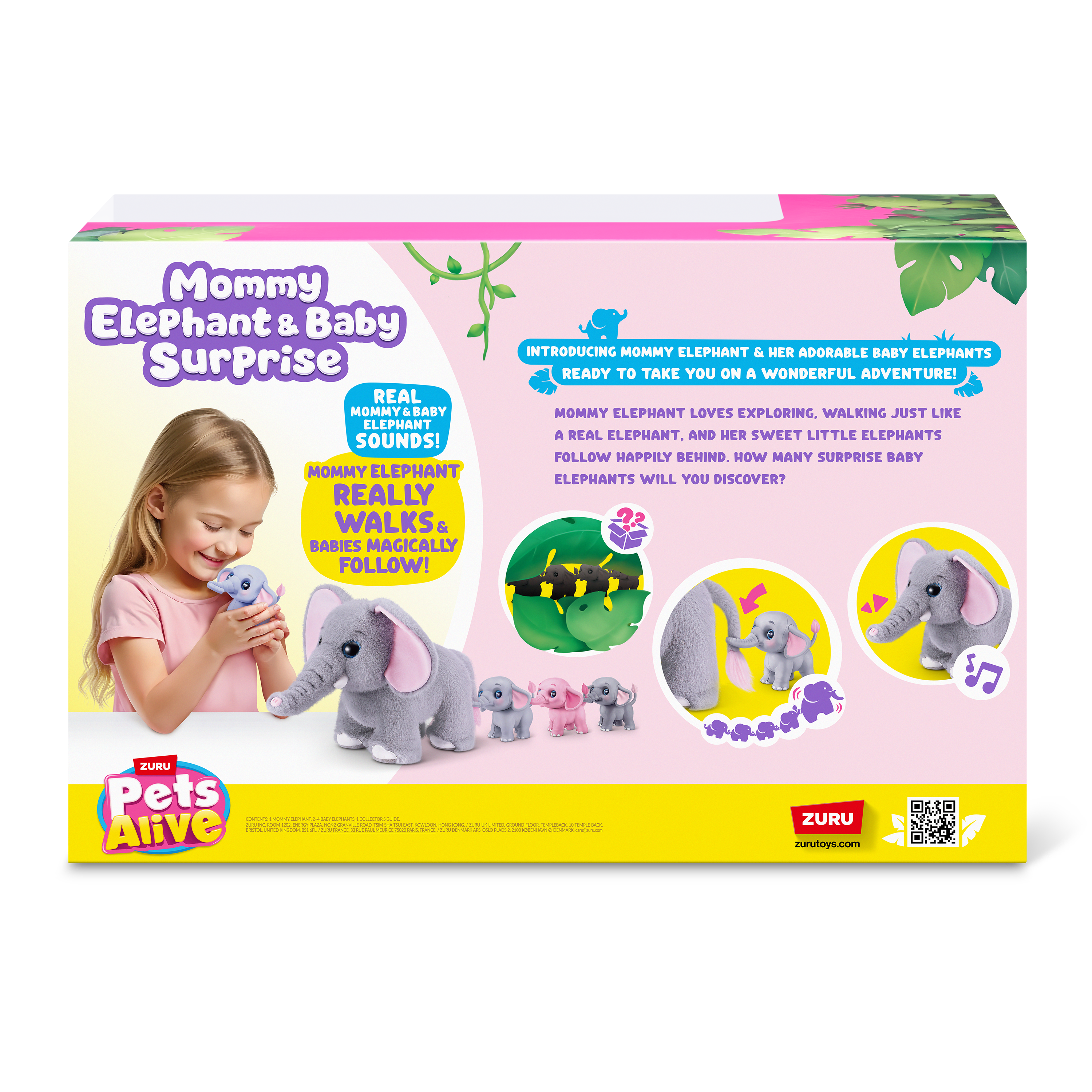 Pets Alive - Mommy & Baby Surprise Mommy Elephant