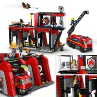 LEGO City 60414, Brannstasjon med brannbil