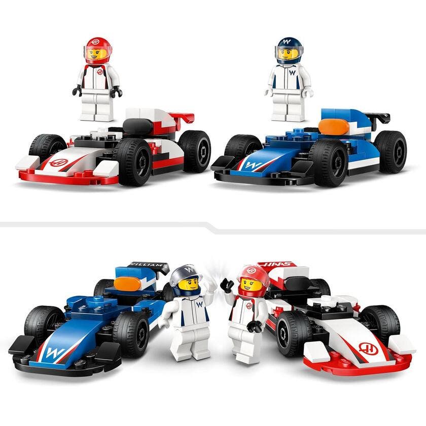 LEGO City Formel 1 60464, F1® Williams Racing & Haas F1® racerbiler