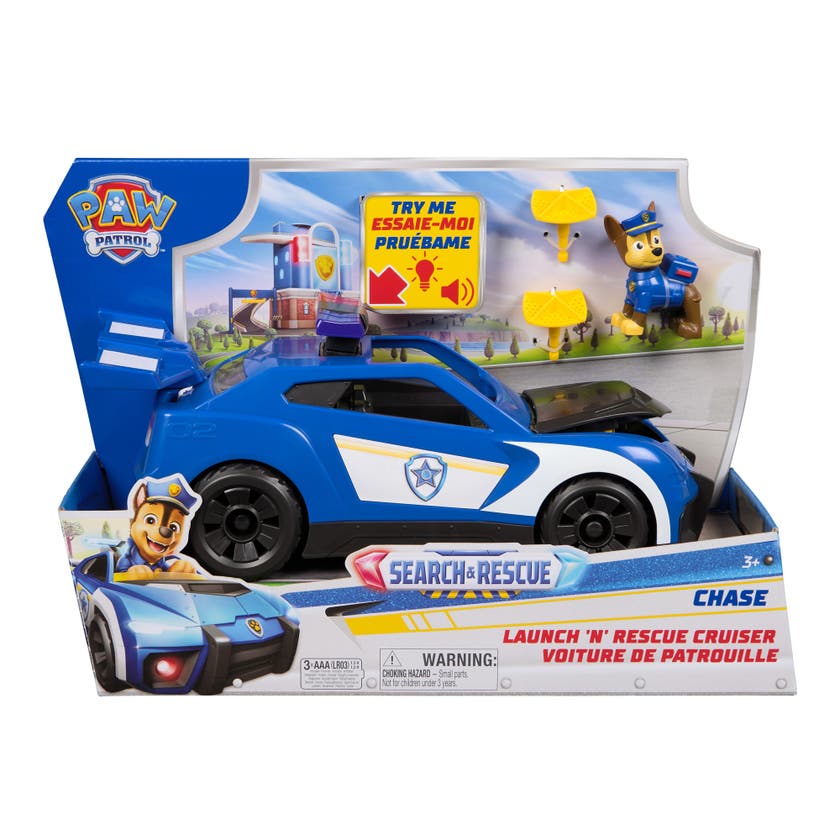 Paw Patrol Search & Rescue Launch N Rescue Cruiser med Chase