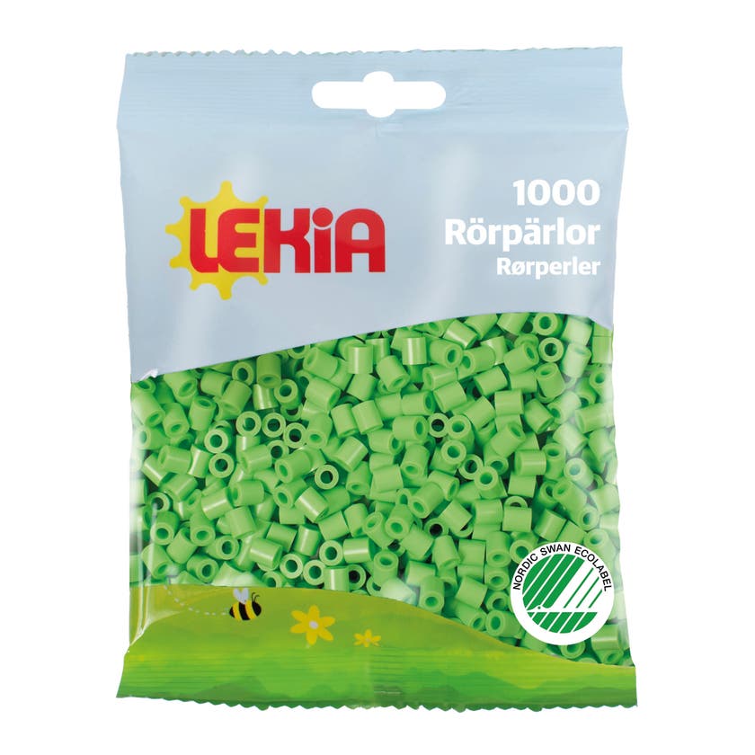 Rørperler 1000 stk Vårgrønn