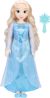 Disney Playtime Elsa-dukke 28 tommer med børste