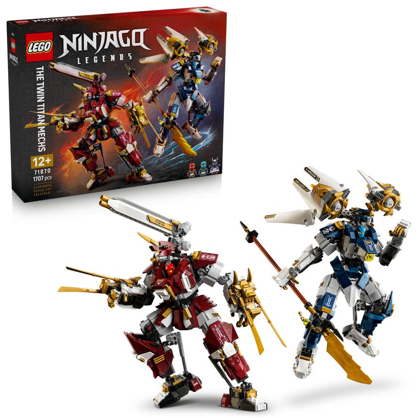 LEGO® NINJAGO® LEGO® NINJAGO® Titan-tvillingroboter actionfigurer 71870