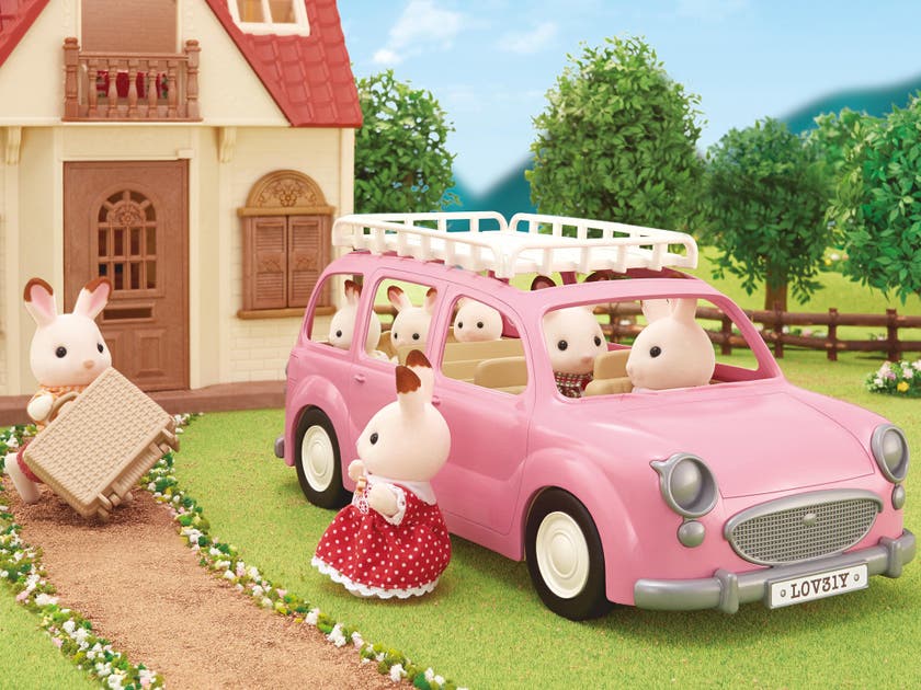 Sylvanian Families - Familiebil - rosa