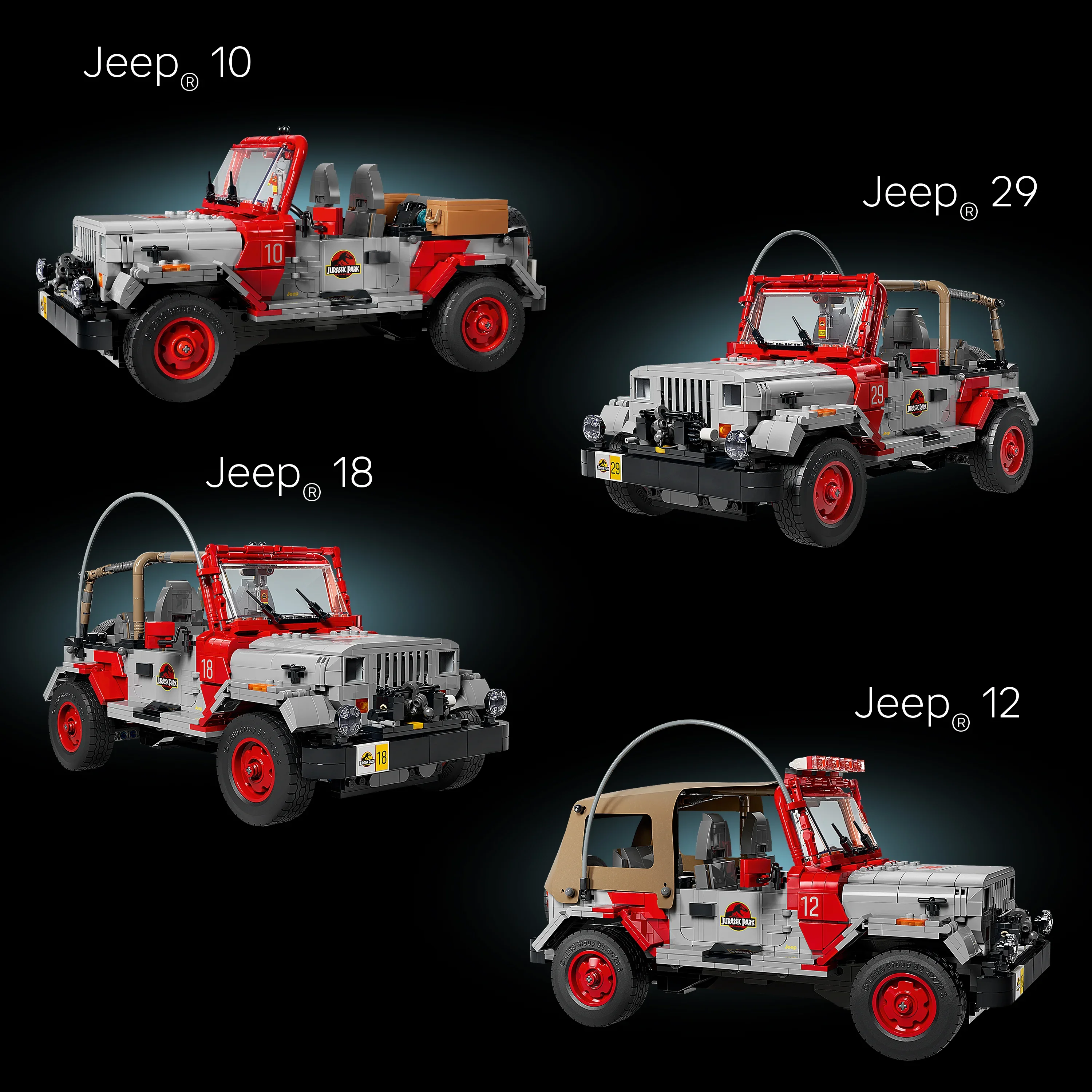 LEGO® Jurassic Park Jeep® Wrangler 77984