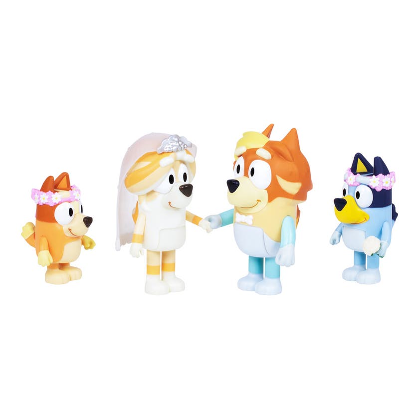 Bluey, Figur 4Pk Spesial t-Vielse
