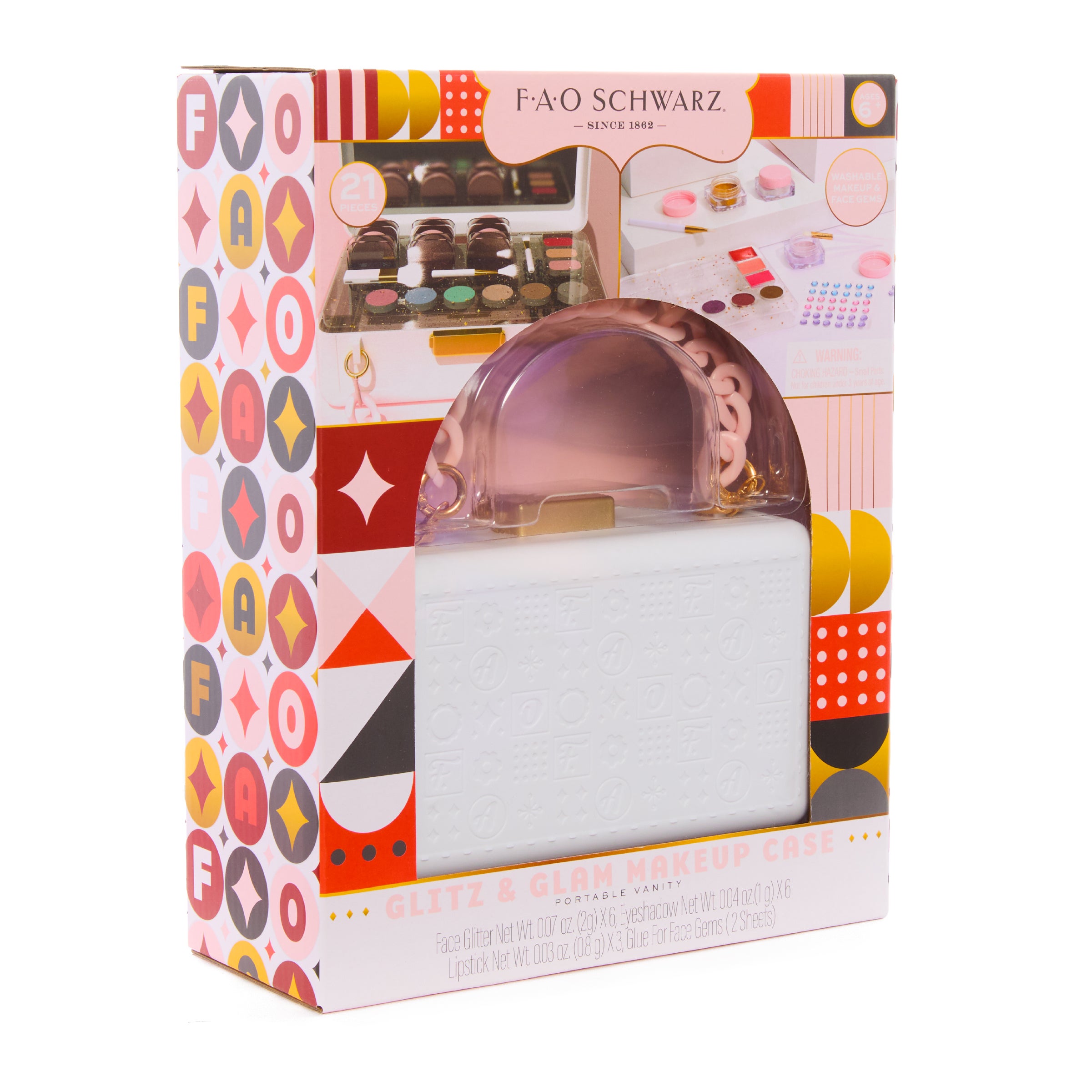 FAO SCHWARZ Portabel sminkkoffert
