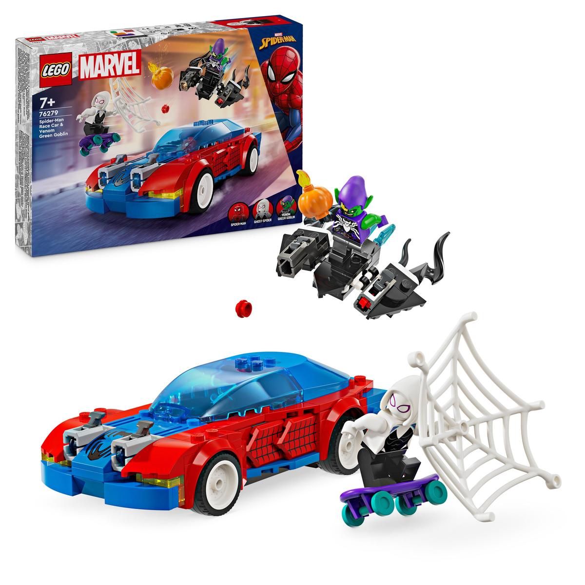 LEGO Marvel 76279, Spider-Mans racerbils & Venom Green Goblin