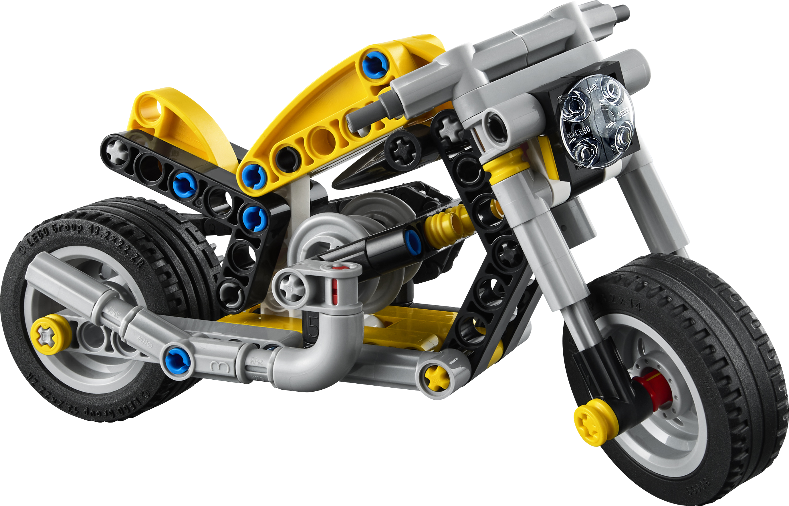 LEGO® Technic Gul motorsykkel, lekebyggesett 42225