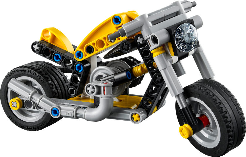 LEGO® Technic Gul motorsykkel, lekebyggesett 42225