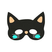 Halloween, Halvmaske Katt Filth