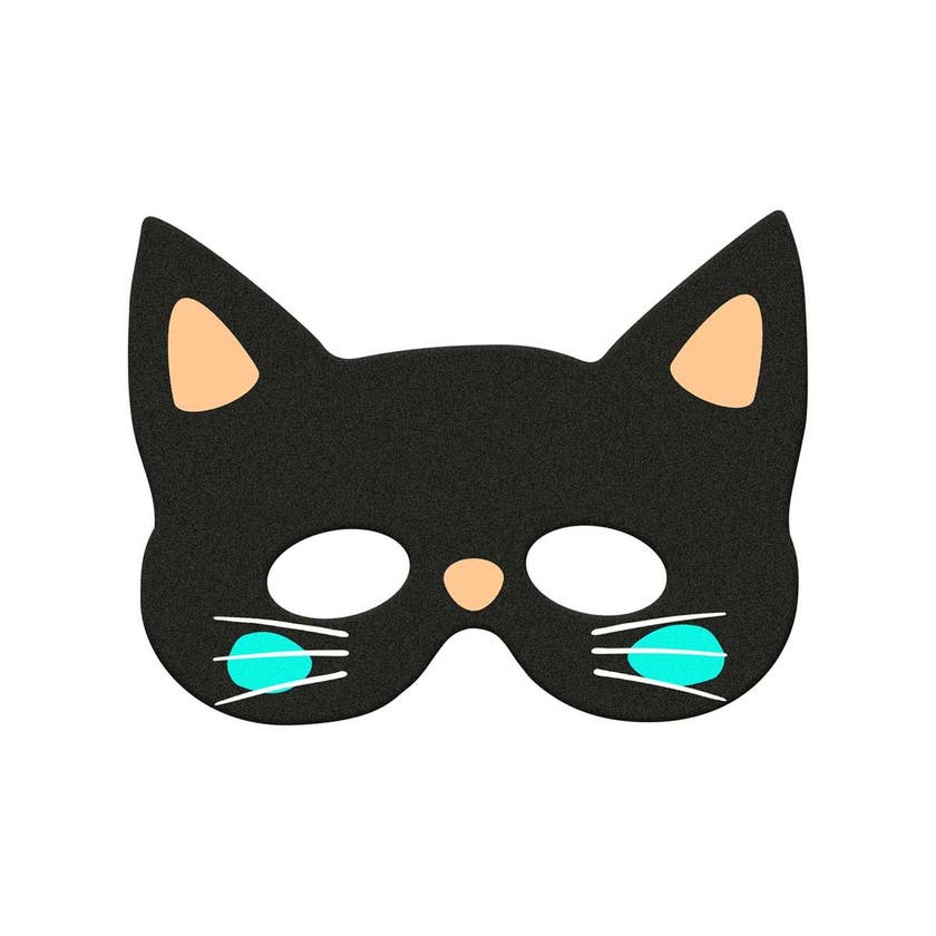 Halloween, Halvmaske Katt Filth