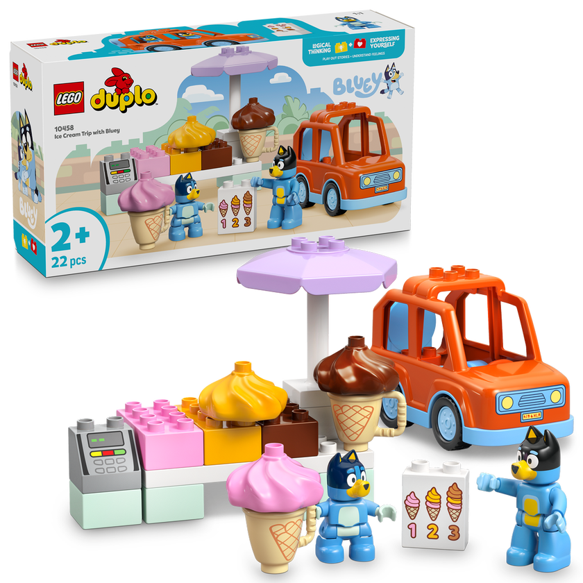 LEGO DUPLO 10458 Bluey skremtur med Bluey